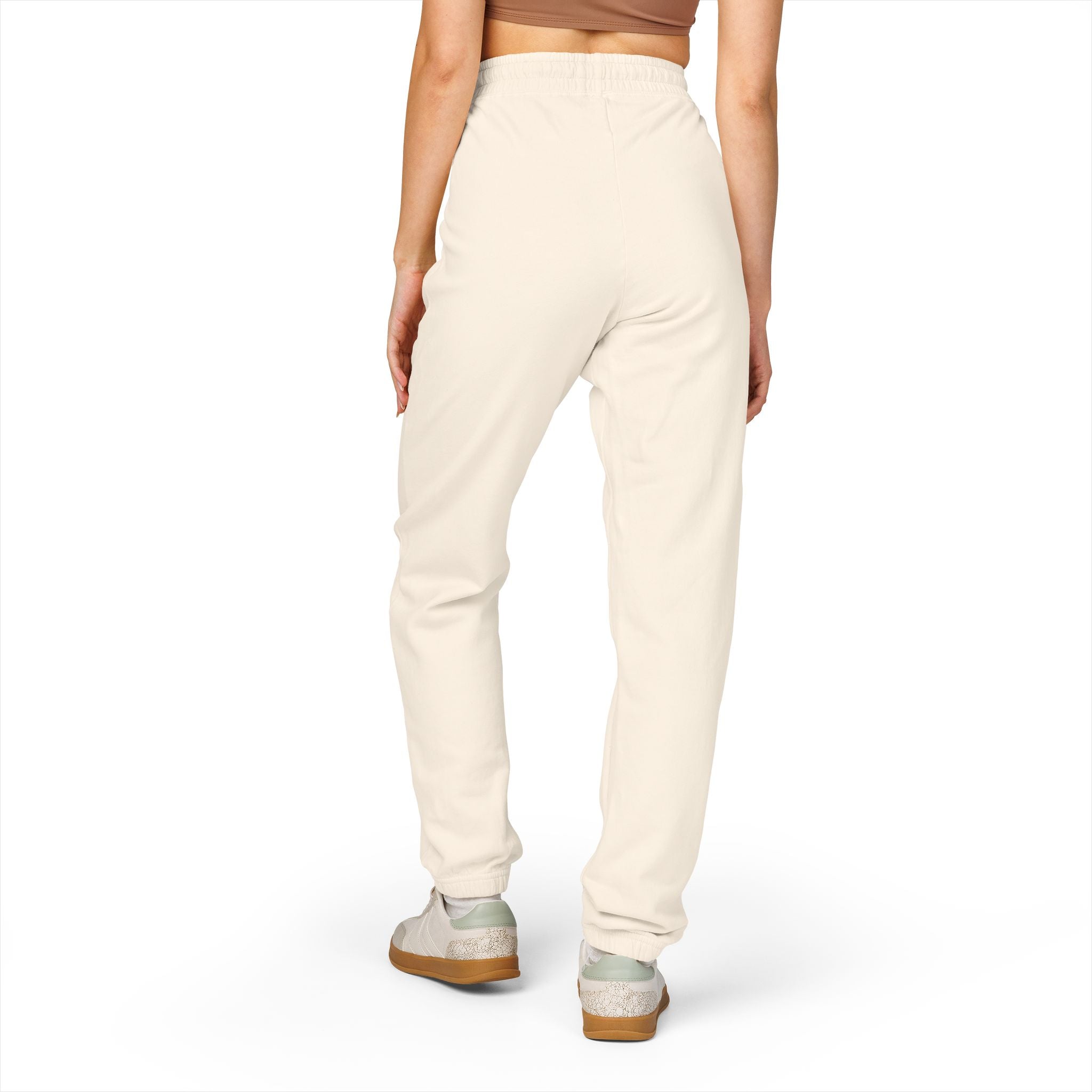 Kallivaro Vertical Logo Sweatpants — Garment-Dyed Fleece Joggers
