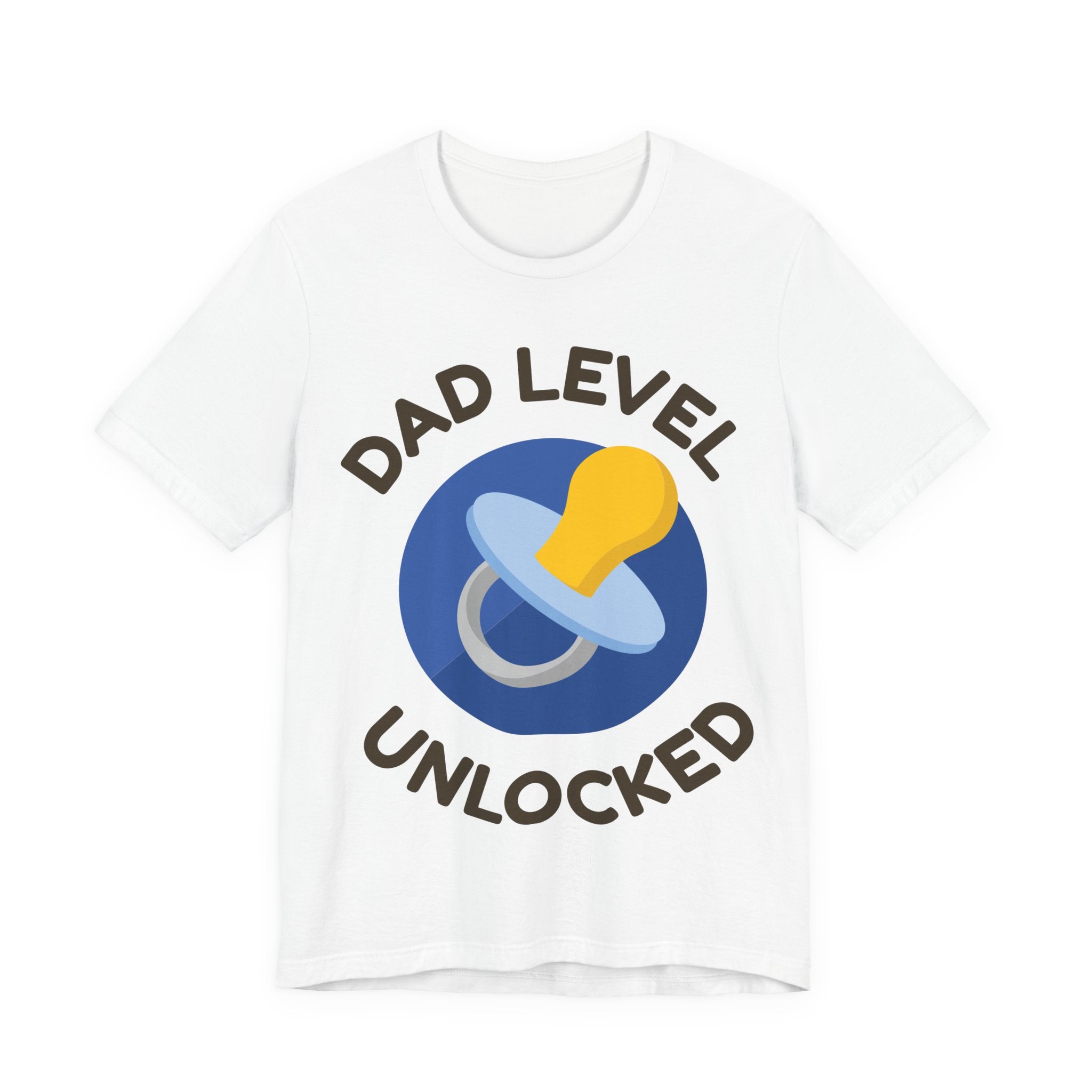 Dad Level Unlocked Pacifier Graphic Tee
