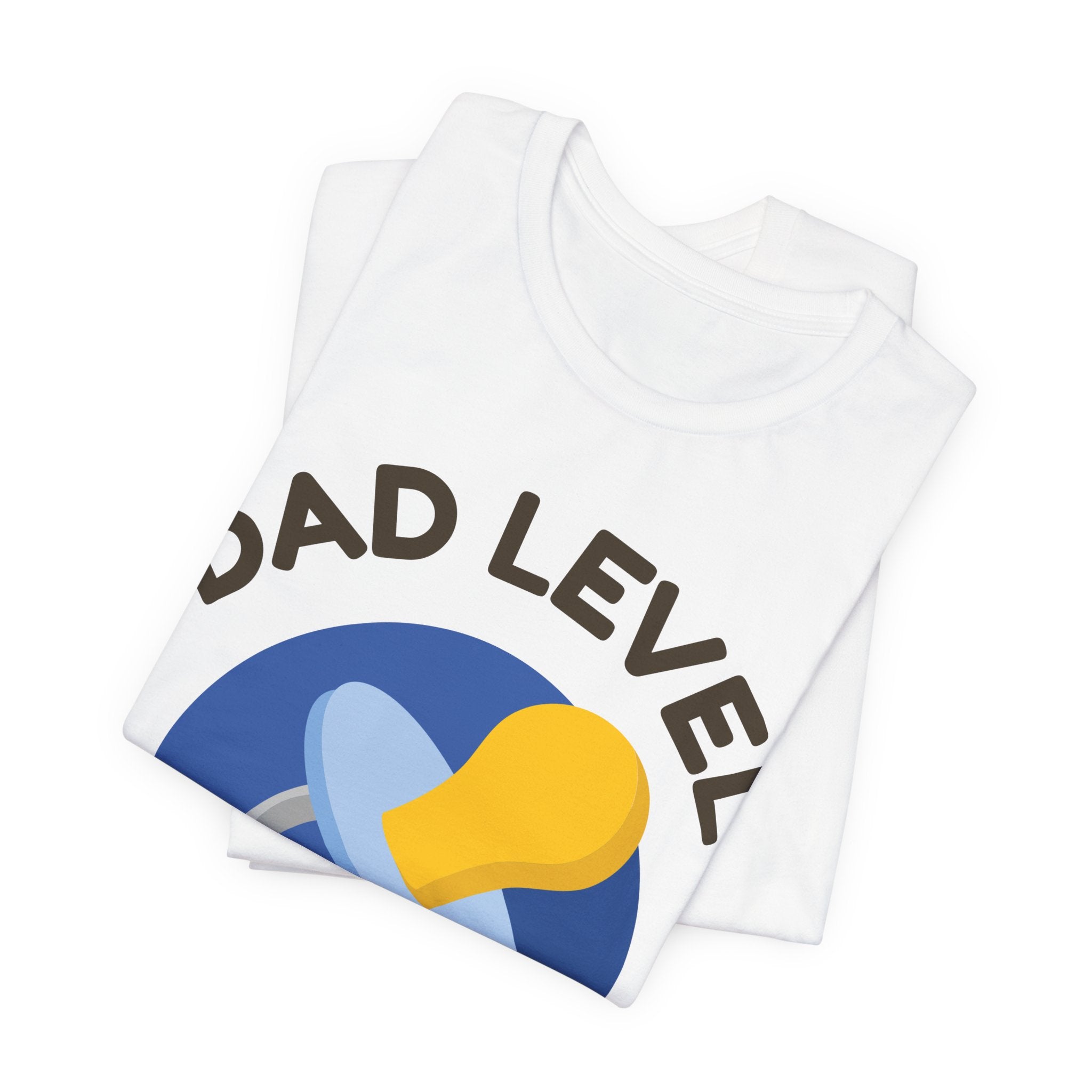 Dad Level Unlocked Pacifier Graphic Tee