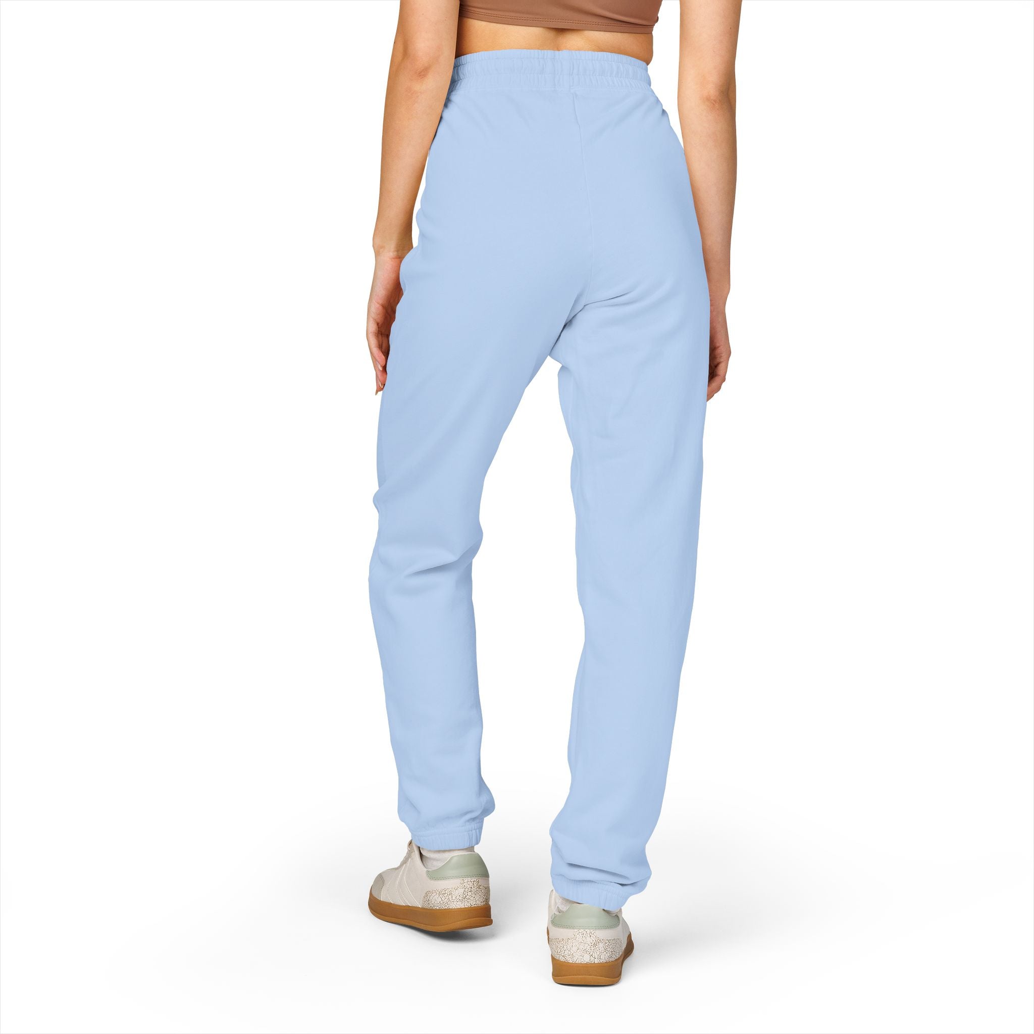 Kallivaro Vertical Logo Sweatpants — Garment-Dyed Fleece Joggers